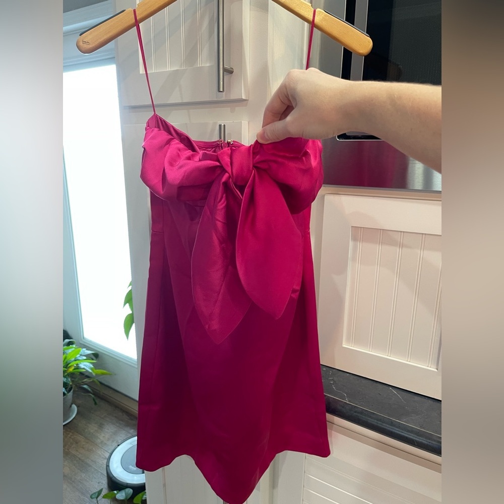 NWT Ramy Brook Orion Bow Mini Dress 4 - Picture 3 of 4